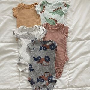 Assorted Carter’s Newborn baby boy One Pieces